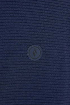 Gilet Blu con Zip e Collo Alto Skechers JA249