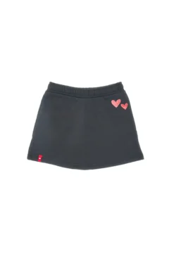 Gonna nera con cuori rossi PITT KIDS 6007