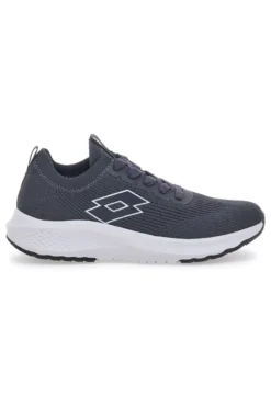 Grau-weiße Laufschuhe mit Mesh-Obermaterial LOTTO SPEEDRIDE 1000