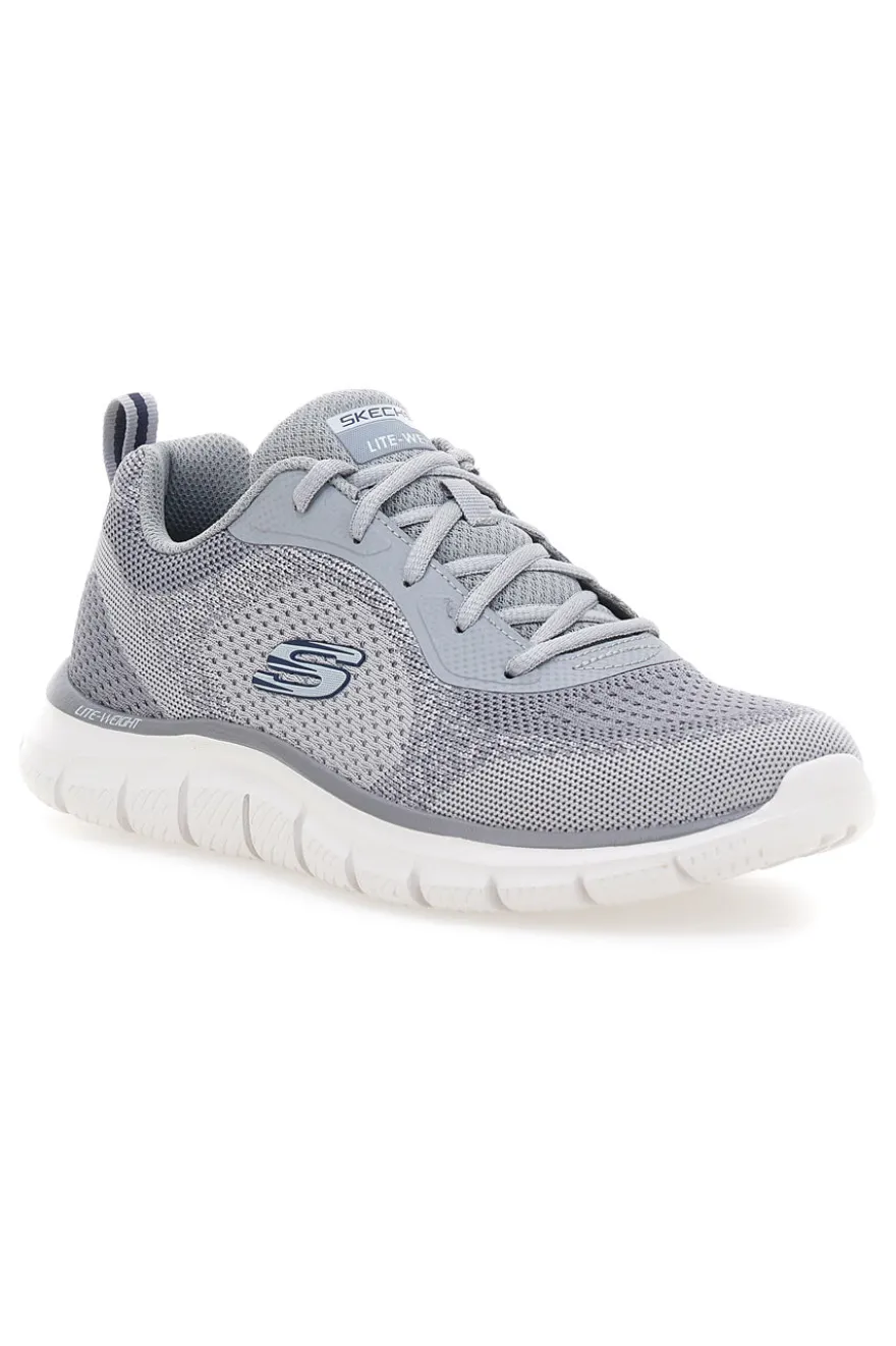 Grüne und schwarze Sneakers mit Memory Foam-Innensohle SKECHERS TRACK GLENDOR