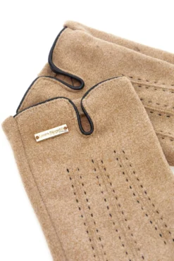 Guanti beige touch screen con interno caldo Biagiotti LB25W908-20