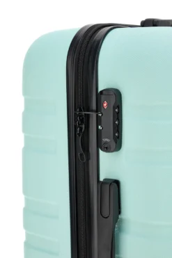 Indigeno Metropolitano 178/P Kleiner blauer Hartschalenkoffer mit TSA-Schloss