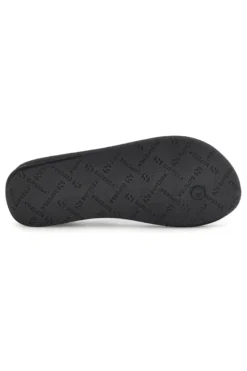 Infradito nera con dettaglio animalier Superga S24T203