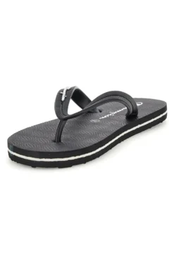 Infradito nere con fascetta nera Champion Big classic evo ii