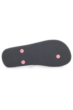 Infradito nere con fascette rosa e logo EVERLAST EV061