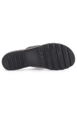 Infradito nere con zeppa Pittarello 664