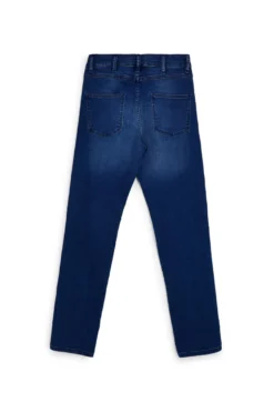 Jeans blu effetto lavato con cinque tasche Sevenoaks 4043