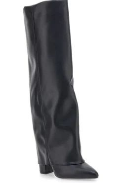 Le Havre Paris C217252 Schwarze Stiefel mit spitzem Blockabsatz