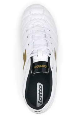 Lotto Stadio 705 FG Jr Weiße Fußballschuhe