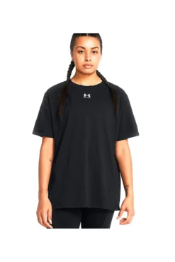 Maglia a maniche corte nero Under Armour Campus Oversize