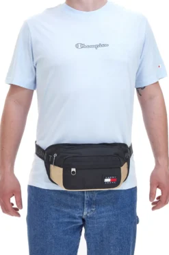 Marsupio con Doppia Cerniera TOMMY DAILY BUMBAG Nero
