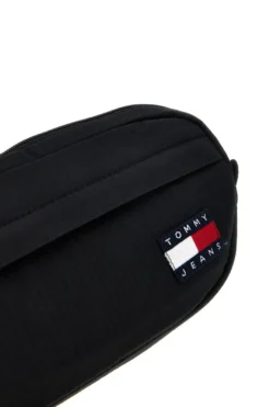 Marsupio nero con logo Tommy jeans 14280