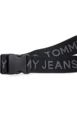 Marsupio nero in tessuto con logo Tommy Jeans Daily Bumbag