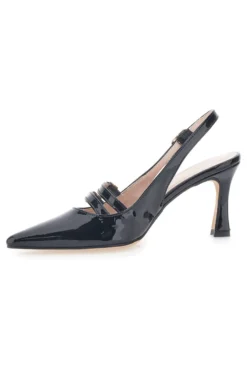 Mary Jane Dekolleté in schwarzer Farbe Pittarello Glam 3591