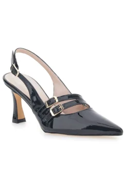 Mary Jane Dekolleté in schwarzer Farbe Pittarello Glam 3591