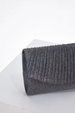 Mini Bag Antracite con Glitter Coveri Collection 0189