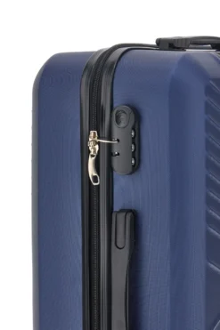 Mittelblauer Hartschalenkoffer mit Schwenkrädern 2T2L1235174/M