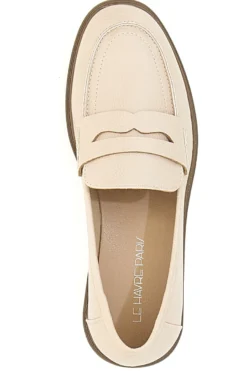 Mocassini Beige Con Bocca di Leone LE HAVRE PARIS H526826