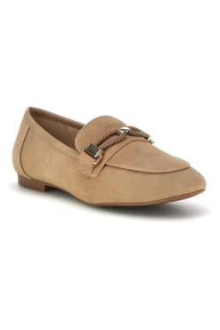 Mocassini beige con morsetto Le havre paris TW26S2300812