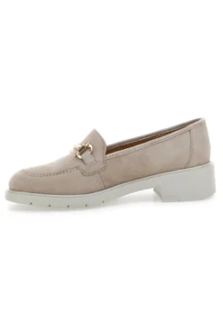 Mocassini Beige Con Morsetto Prima Riga 22729IGNIS