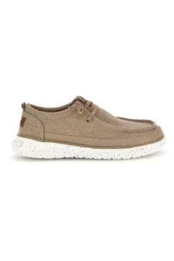 Mocassini beige in tessuto Wrangler 2026103638F