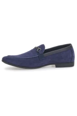Mocassini Blu a Punta con Fibbia JOHES LAND 218014