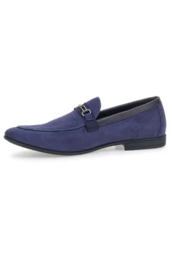 Mocassini blu con morsetto Claremorris 218014
