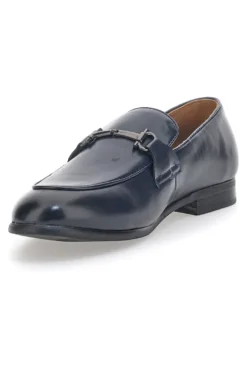 Mocassini Blu Lucidi Solo Soprani 41819