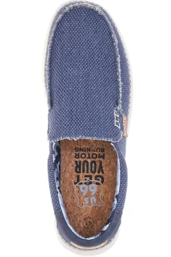 Mocassini Blu Route 66 RO41817