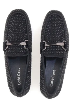 Mocassini Cafè Cost 262507 Nero Strass