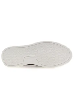 Mocassini caffè slip on con suola bianca Longford C53086
