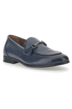 Mocassini Eleganti da Uomo Blu Solo Soprani 41818
