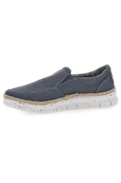 Mocassini Jeans con Rafia Decorativa MAX DILLAN DAVID TWILL