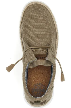 Mocassini Marroni con Rafia e Lacci Elastici MAX DILLAN WALLY BIG CVS