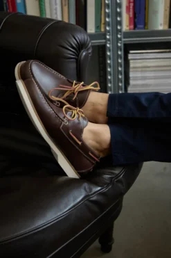 Mocassini marroni in vera pelle Pittarello Ptr 10