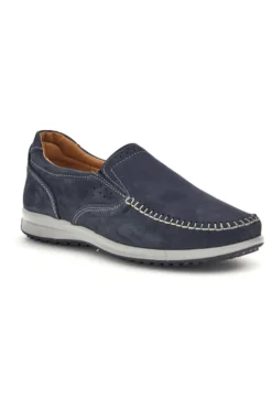 Mocassini navy in vera pelle Jerpoint 320