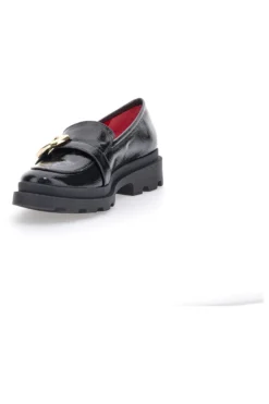 Mocassini Neri Con Dettaglio Dorato Pittarello Glam 3733FC