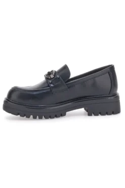 Mocassini Neri Con Platform Cafe' Cost 695151