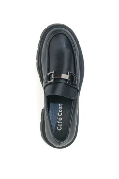 Mocassini Neri Con Platform Cafe' Cost 2102613