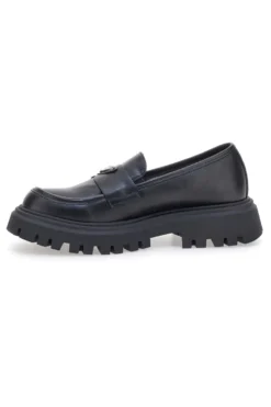 Mocassini neri con suola platform LAURA BIAGIOTTI 92339277