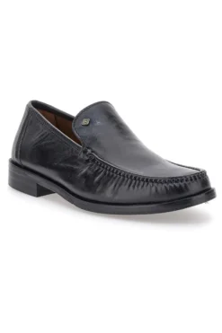 Mocassini Neri in Pelle Claremorris 564