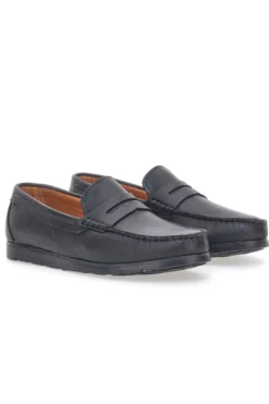 Mocassini Neri In Vera Pelle Made In Italy Jerpoint 07
