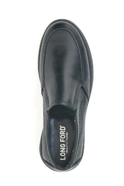 Mocassini Neri In Vera Pelle Made In Italy Longford 3