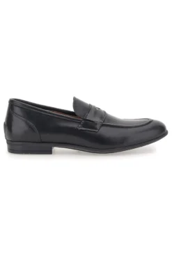 Mocassini neri in vera pelle Pittarello 070