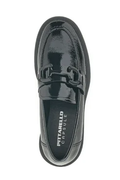 Mocassini neri in vernice PITTARELLO CAPSULE 24175001