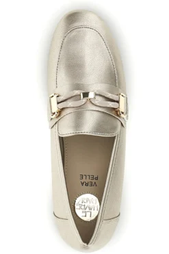 Mocassini oro con morsetto Le havre paris TW26S2300812