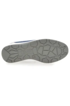 Mocassini Slip on blu in tessuto tecnico con zeppa Inblu 66IC