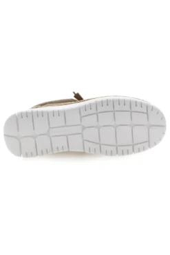 Mocassini taupe in tessuto con lacci Max dillan WALLY BIG CVS