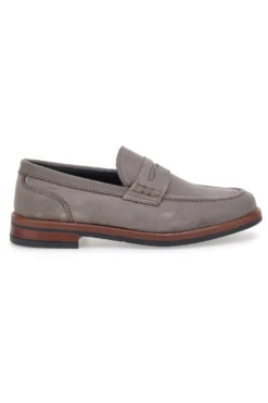Mocassini tortora con bocca di leone PITTARELLO CLASS 014