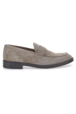 Mocassini Tortora in Pelle Suede Made in Italy PITTARELLO 0730